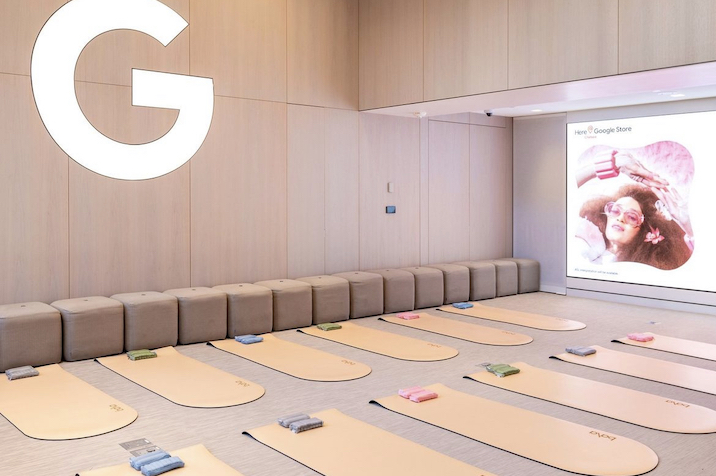 A still from a Balacize class on Google campus