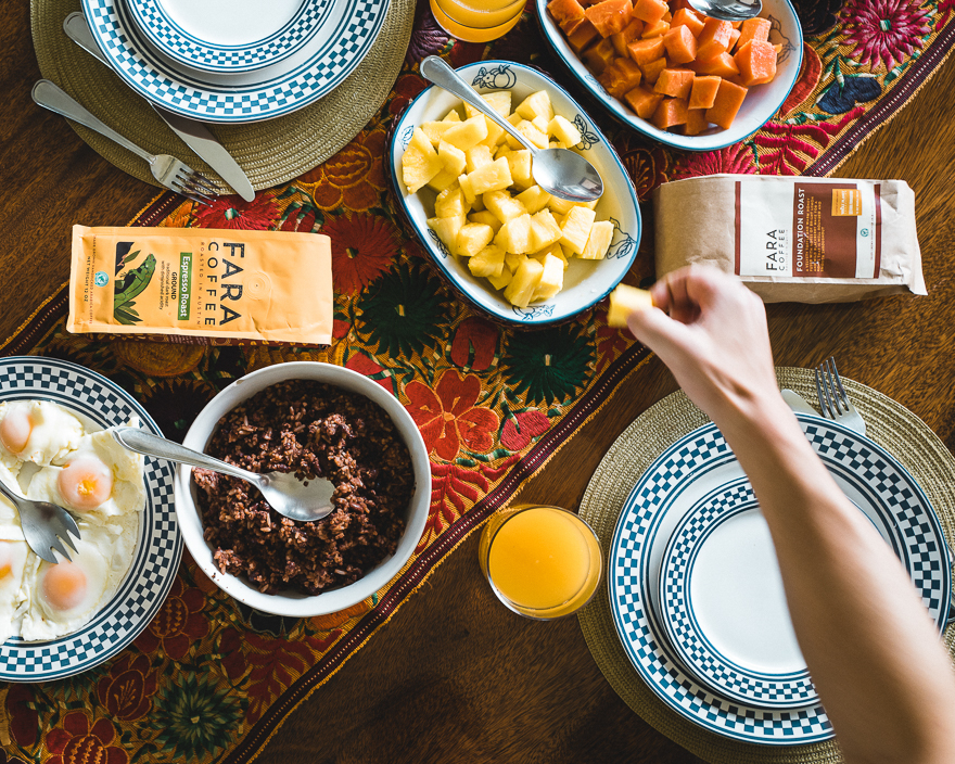 Breakfast in Matagalpa, Nicaragua