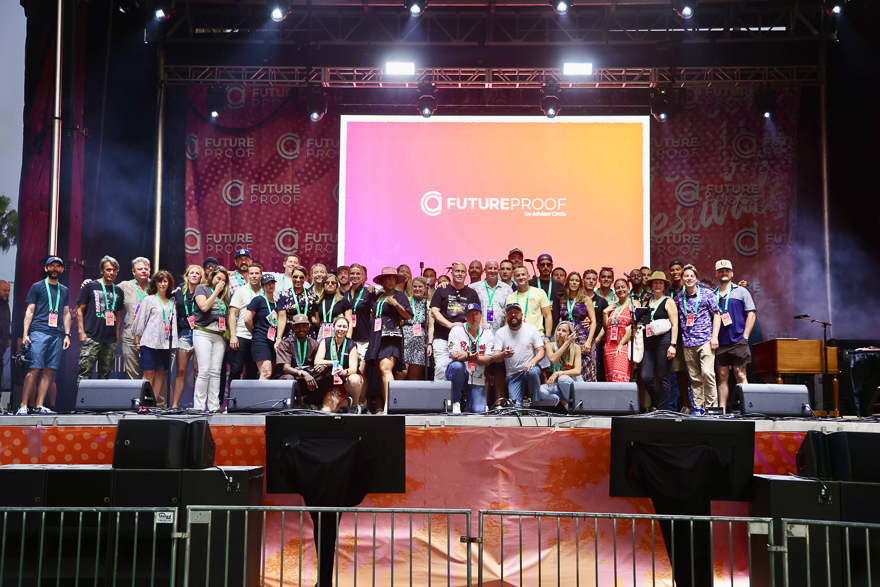Team photo at FutureProof Finance Festival