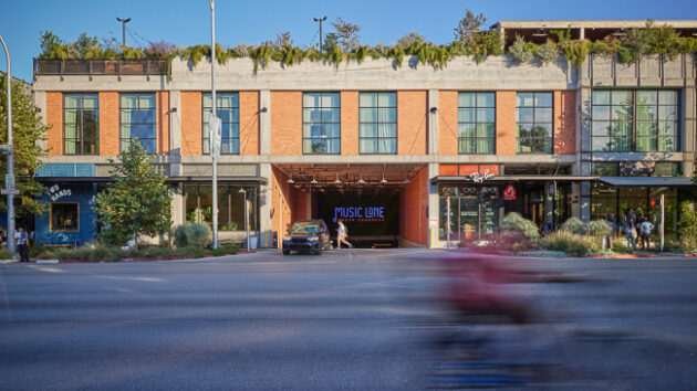 Exterior photograph of the Music Lane development in Austin, TX