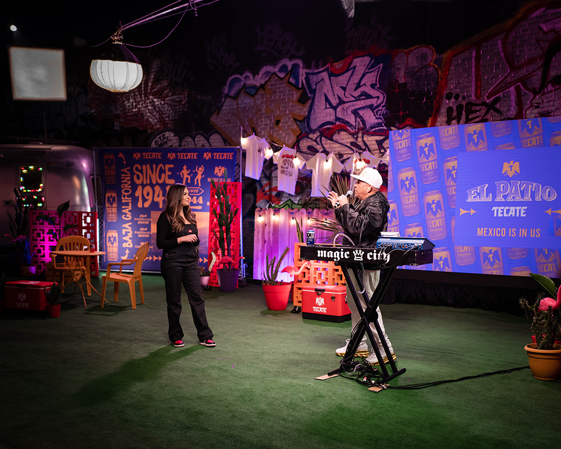 MC Magic performs at El Patio Tecate