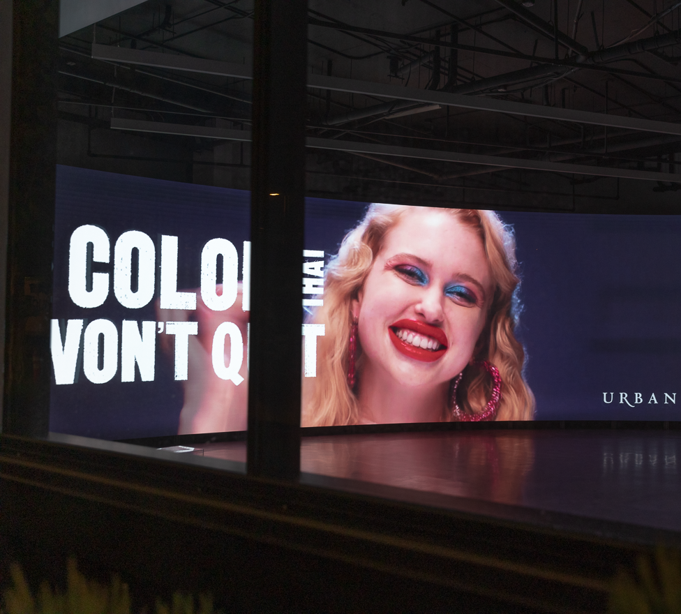 A billboard featuring TSI work in Los Angeles, CA