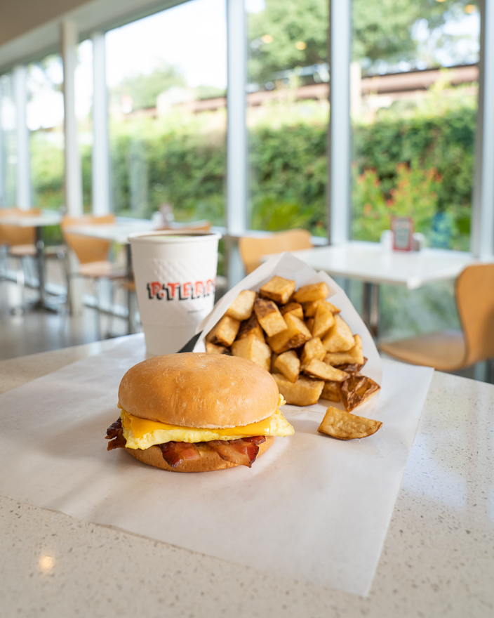 A P. Terry's breakfast meal