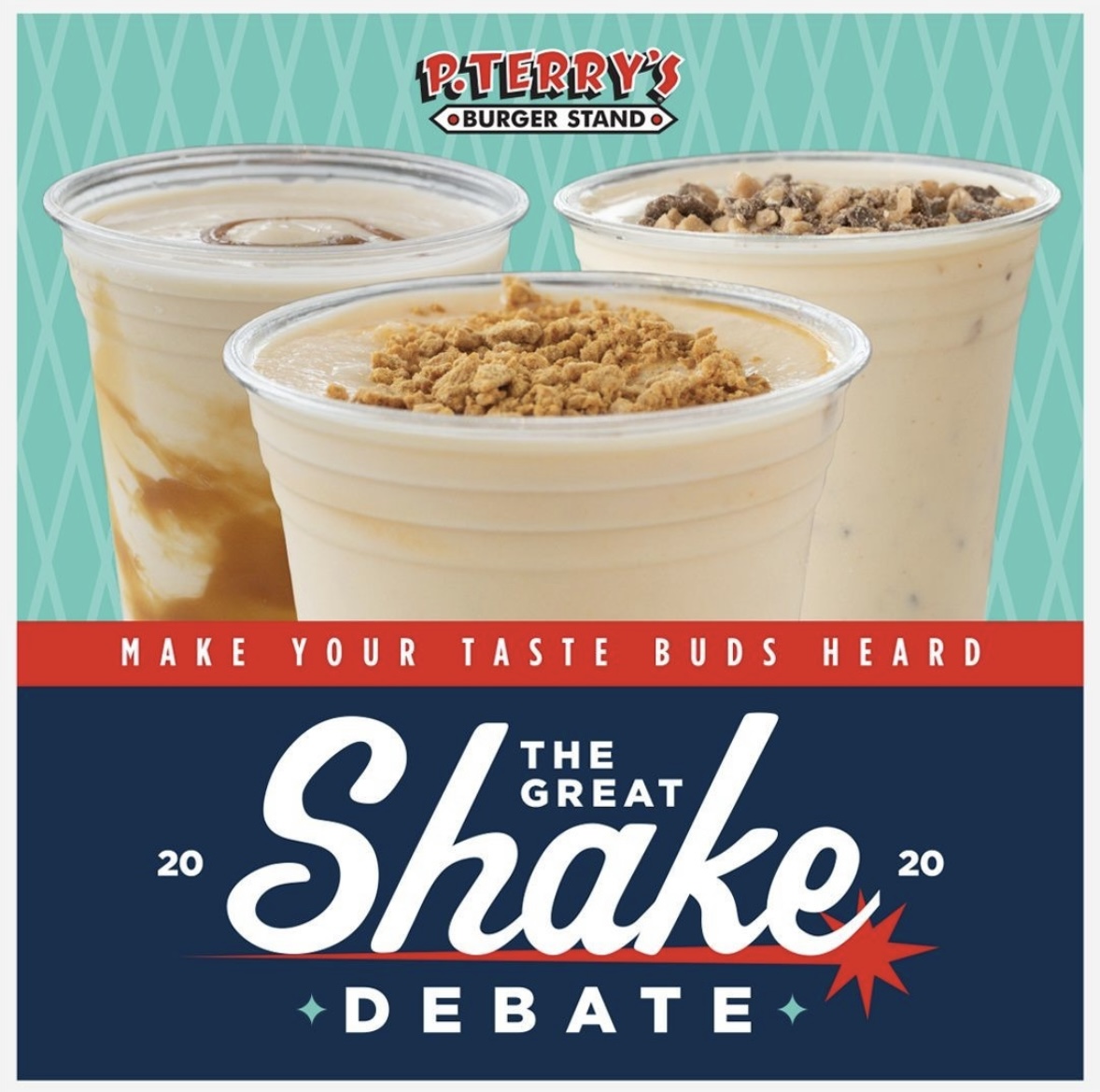 P. Terry's shake of the month graphic