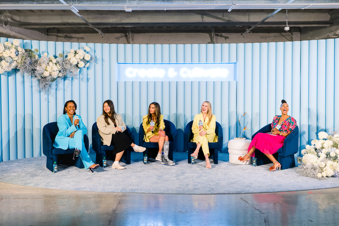 Panelists at the Create & Cultivate conference