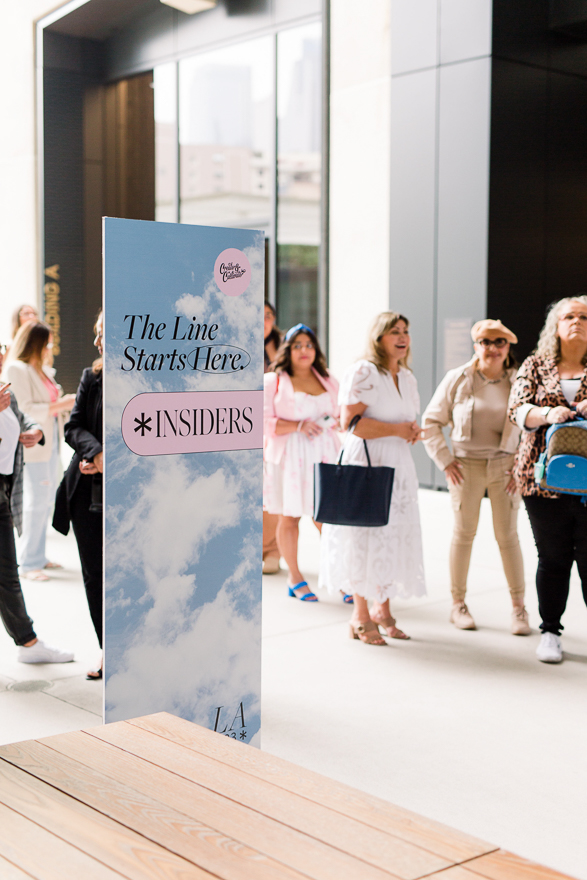 Attendees arrive at the Create & Cultivate conference