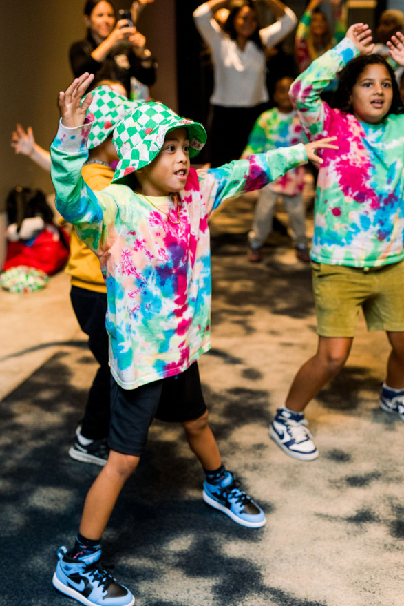 Kids playing at the Once Upon a Farm Oat Bar launch event in NYC