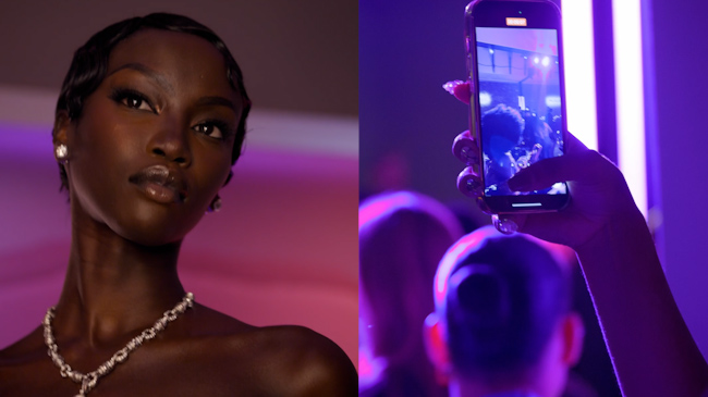 Anok Yai at the Mugler Alien Hypersense launch in NYC