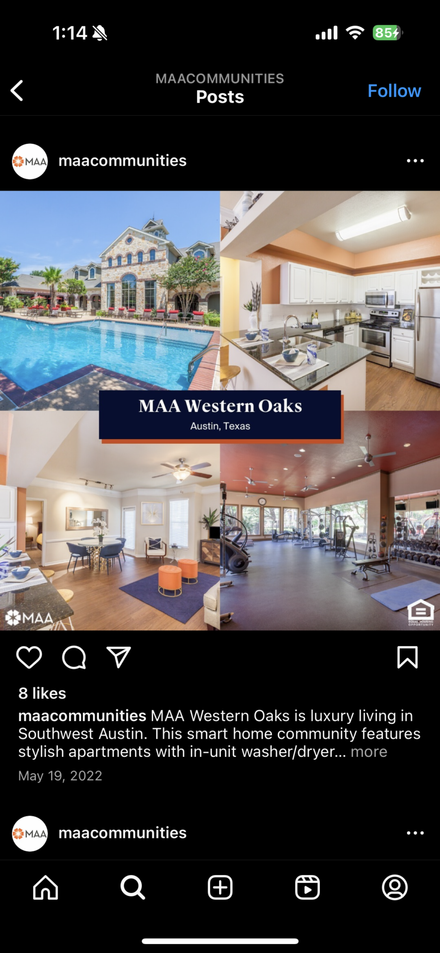 TSI video production work in-use for MAA Properties