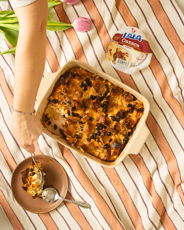 Capirotada featuring Lala queso