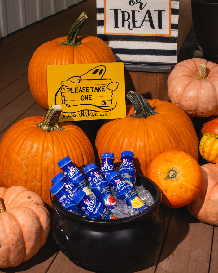A healthy trick-or-treat idea with Lala yogurt products