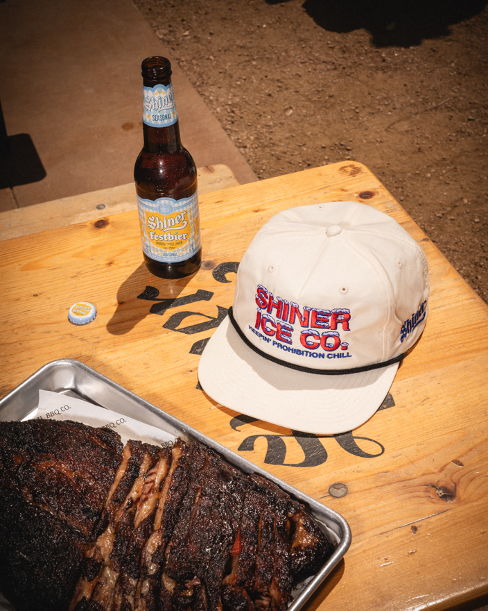 A Shiner hat at the Spoetzl Brewery in Shiner Texas