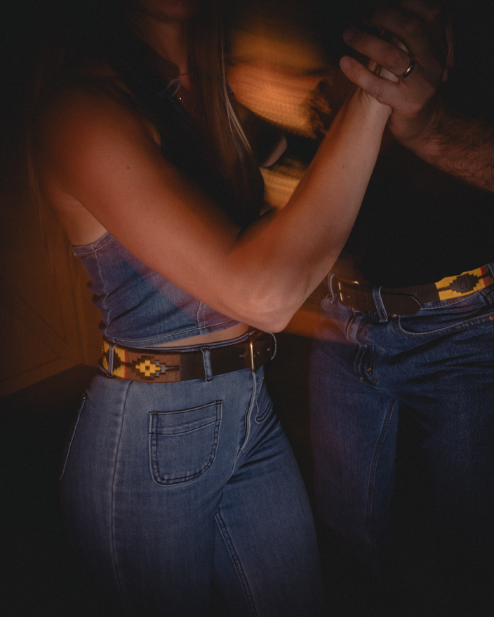 A couple dancing at Shiner Spoetzl brewery