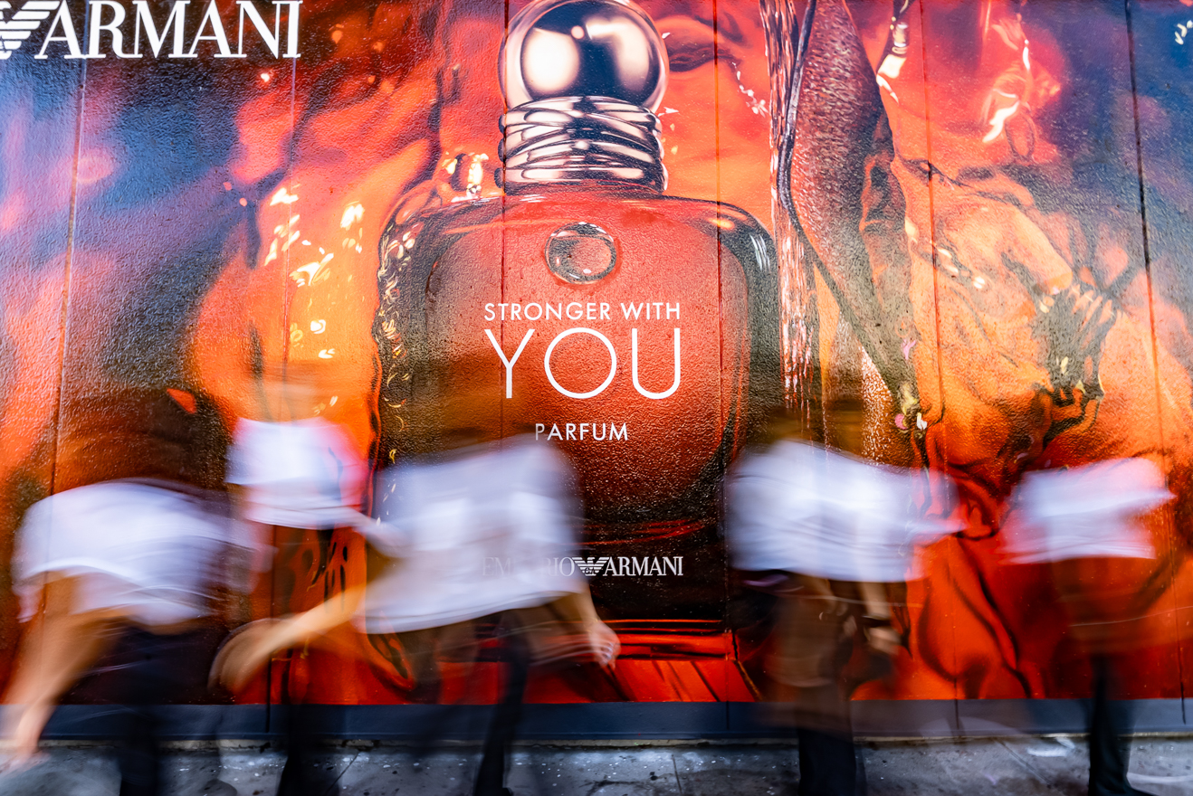 Emporio Armani Stronger With You fragrance launch in Venice Beach