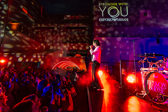 Emporio Armani Stronger With You fragrance launch in Venice Beach