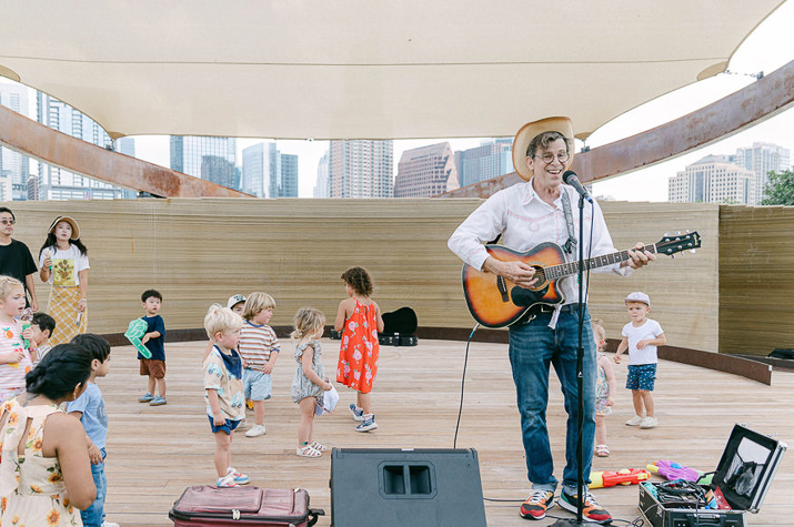 Kids playing at the Bobbie community event in Austin