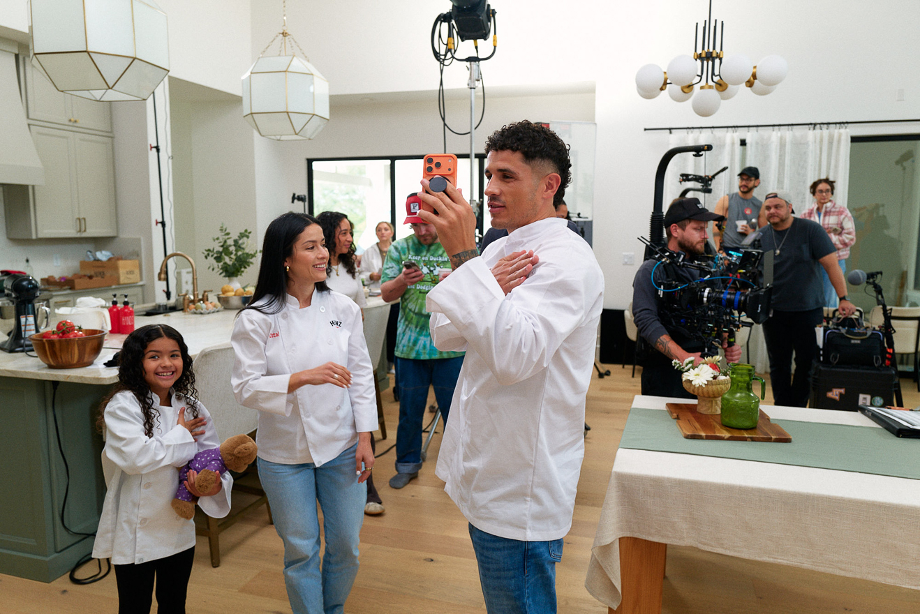 Behind the scenes on Heinz Simply Ketchup video production with the CAN family